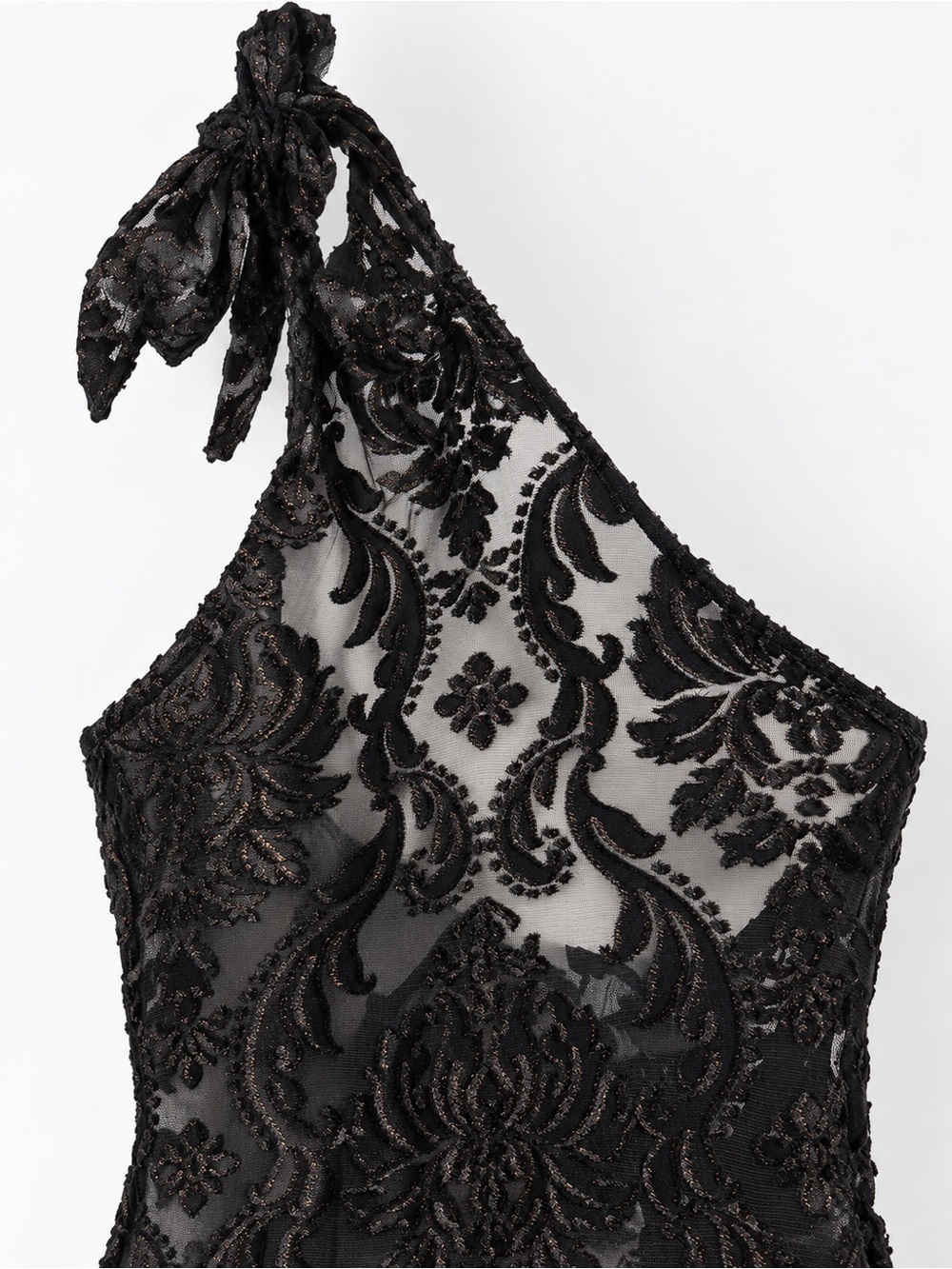 Fashion Nova Victoria Halter Lace Jumpsuit – Black - Picture 2 of 7